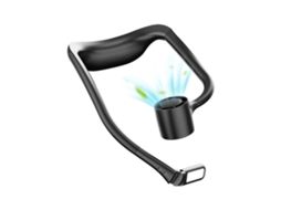 Ventilador Sem Lâmina Portátil Usb Recarregável 3 Velocidades
