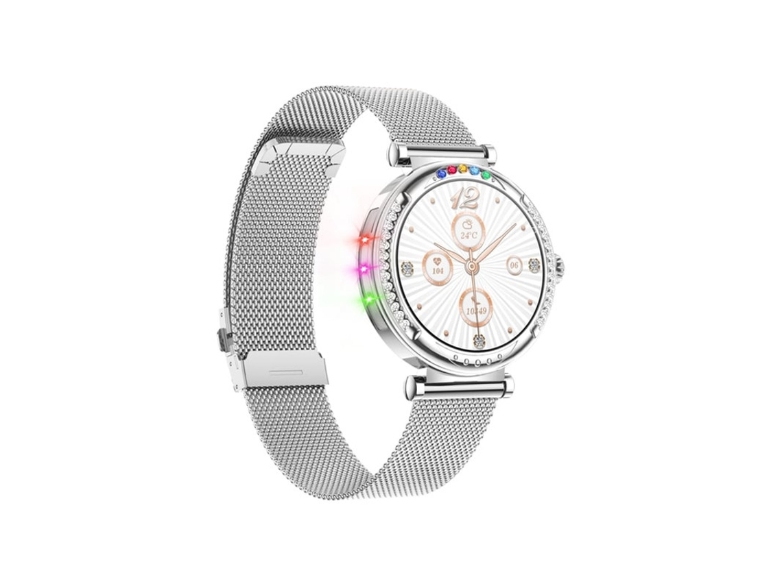 Smartwatch Cf33 1.27 Polegadas Ip67 À Prova D'água Mais De 100 Modos Esportivos Prata Bestvite