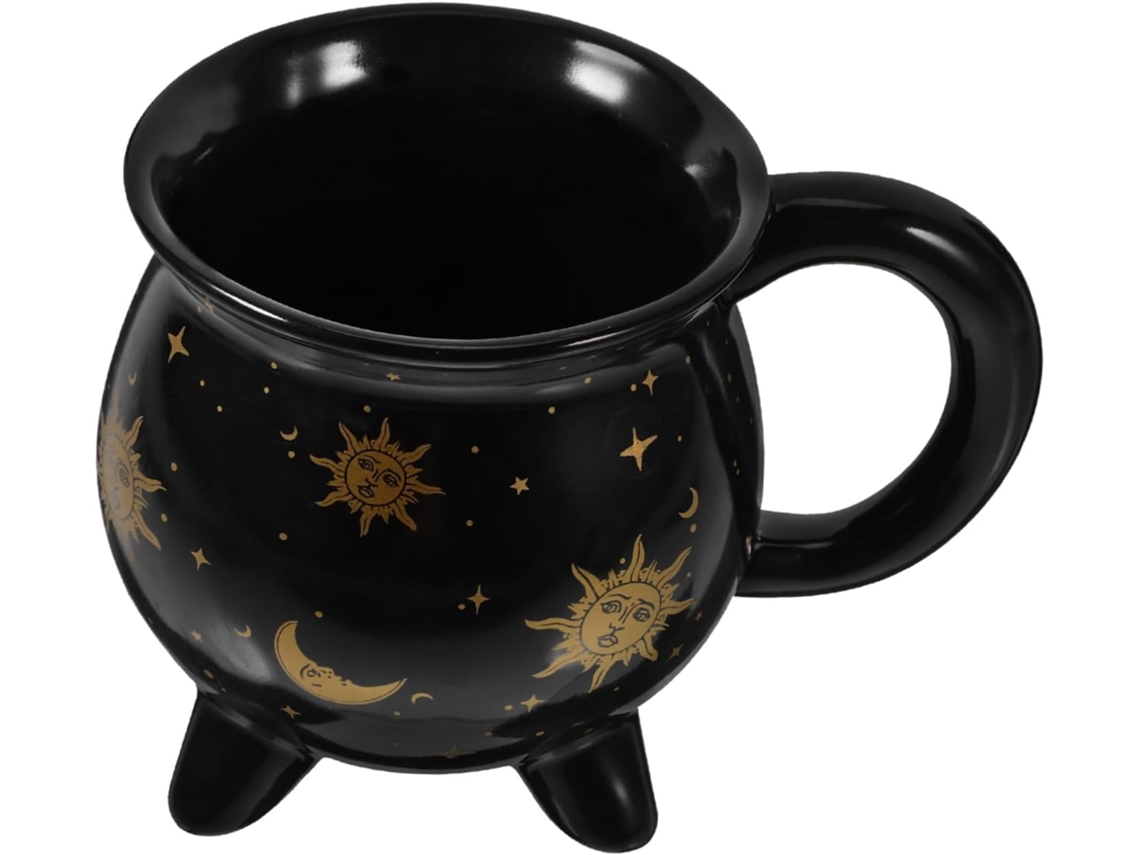Caneca De Cerâmica Para Diversas Bebidas, Caneca Elegante E Resistente Para O Halloween, Ideal Para Presente.