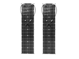 Tx50-2pcs Painel Solar Etfe 18v 50w Módulo Sistema Solar Células Monocristalinas Flexíveis Carregador Bateria Camping Veículos Recreativos