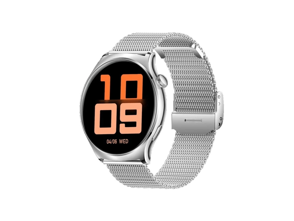 Smartwatch feminino com tela AMOLED de 1,43", à prova d'água e mais de 100 modos esportivos. Rastreador Bestvite.