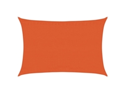 Toldo vela VIDAXL Laranja (3,5x4,5 m)
