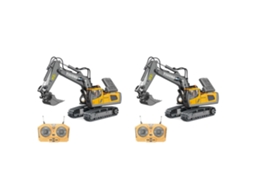 2 Escavadeiras Rc Sem Fio 2.4g, Caminhão De Esteira Rc, Veículo De Engenharia Elétrico