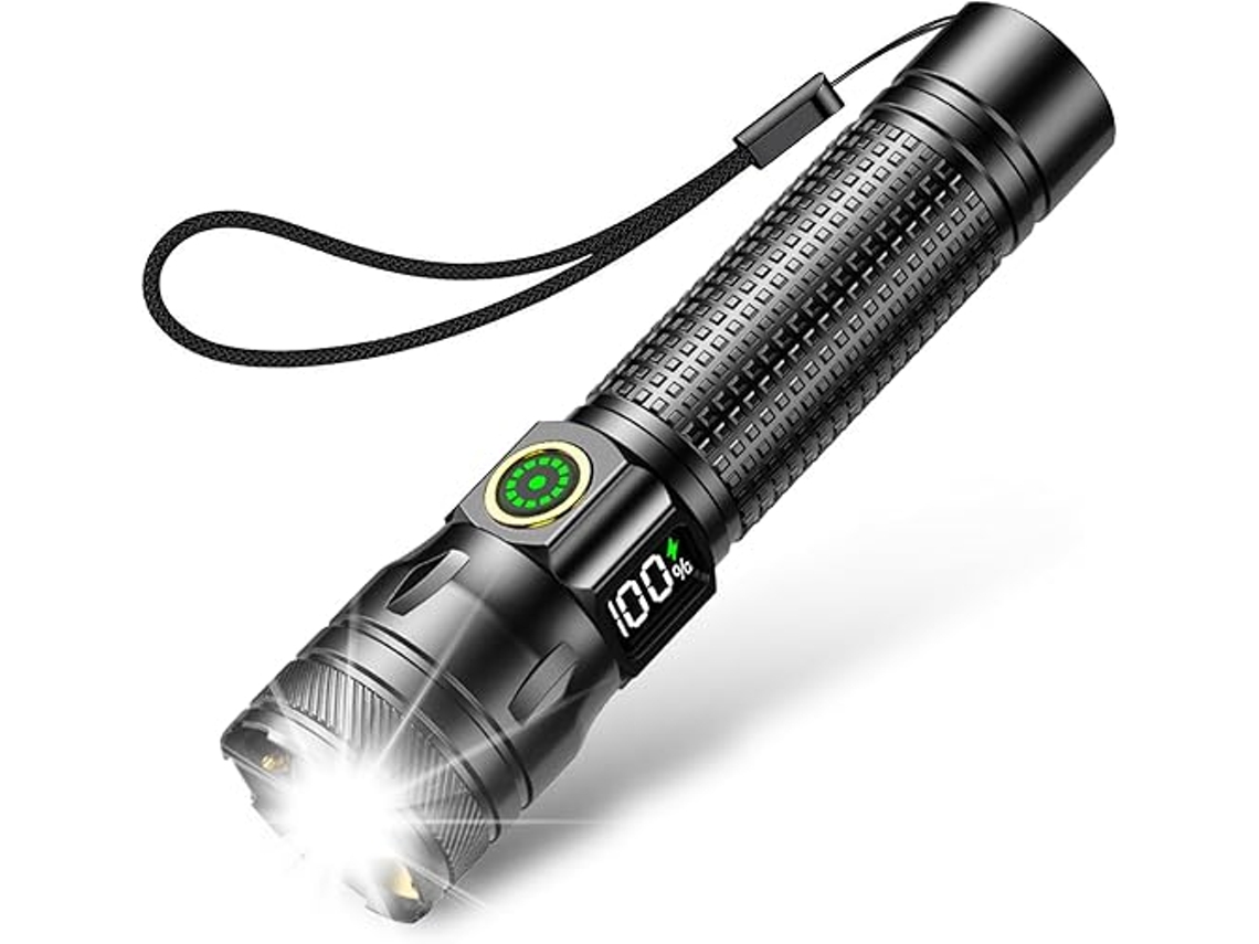 Lanterna Led Recarregável, 2000l Super Brilhante Com 3 Modos, Mini Lanterna Portátil Potente Para Ciclismo, Camping, Montanhismo, Emergência