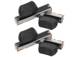 Potenciômetro Linear Deslizante Reto De 45 Mm (4 Peças), Interruptor Push-pull, Mesa Metálica