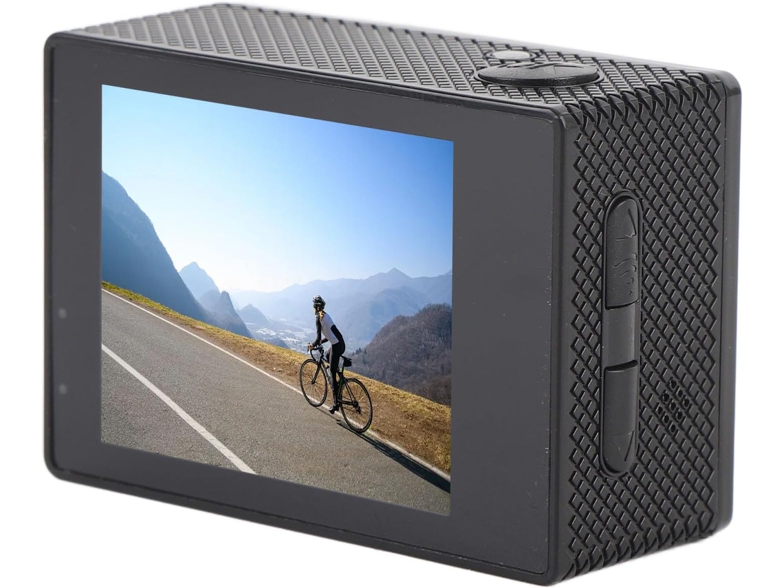 Câmera De Ação 4k, Câmera Esportiva Com Tela Ips Hd De 2 Polegadas, Ângulo Amplo De 170 Graus E Funç Gokoco