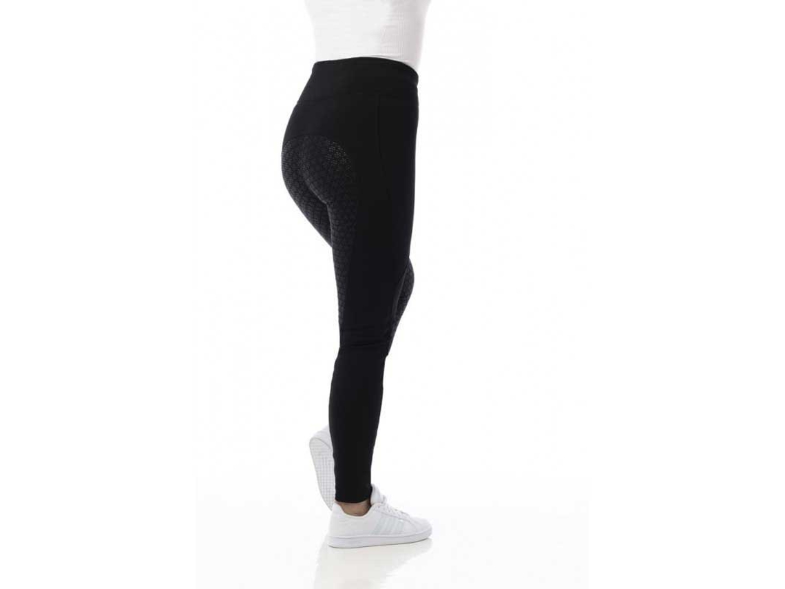 Calça de Montar com Assento de Silicone Dolomyt Preto 36Equitheme