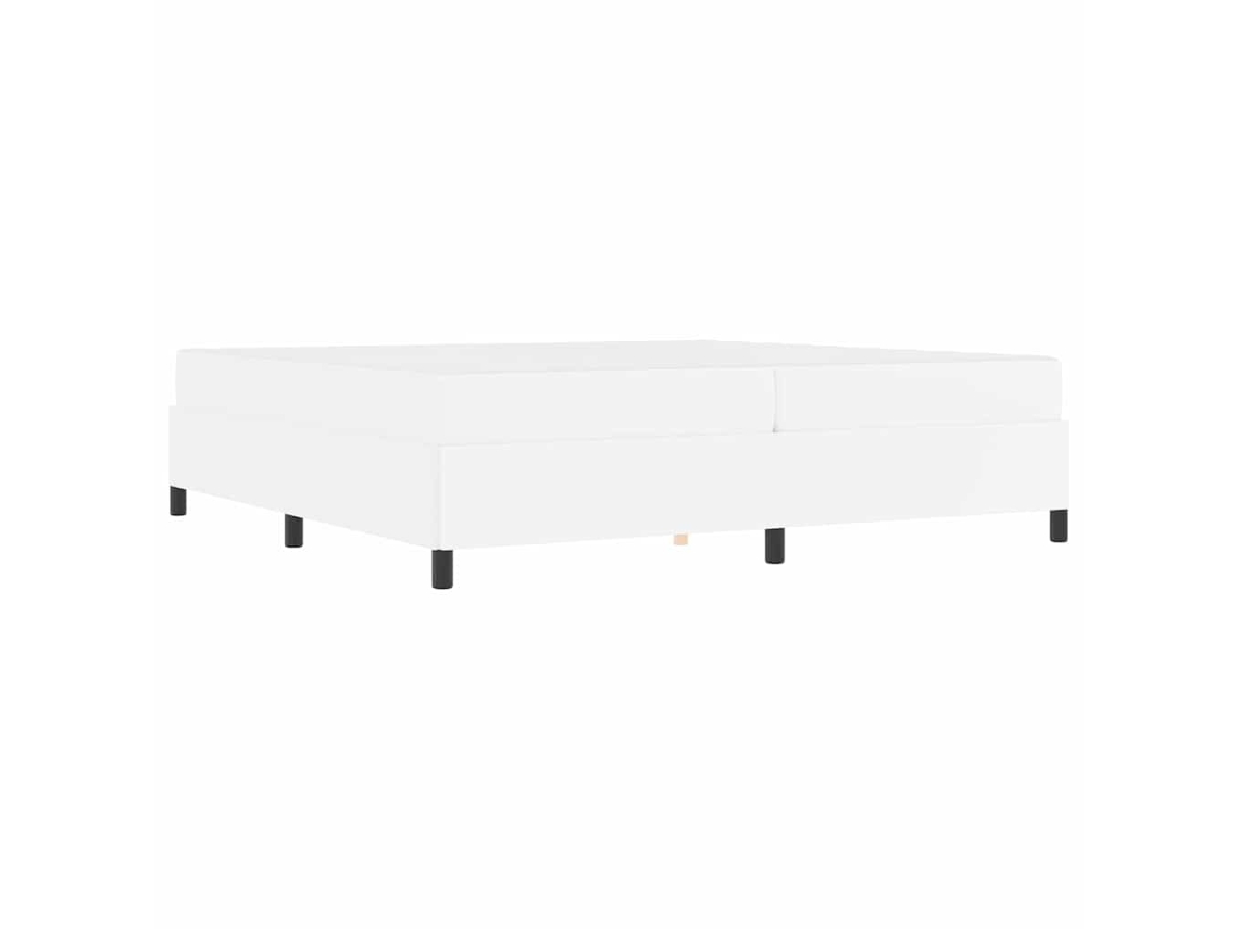 Conjunto 1 Estrutura Da Cama Vidaxl Branco Tecido (200 X 200 Cm)