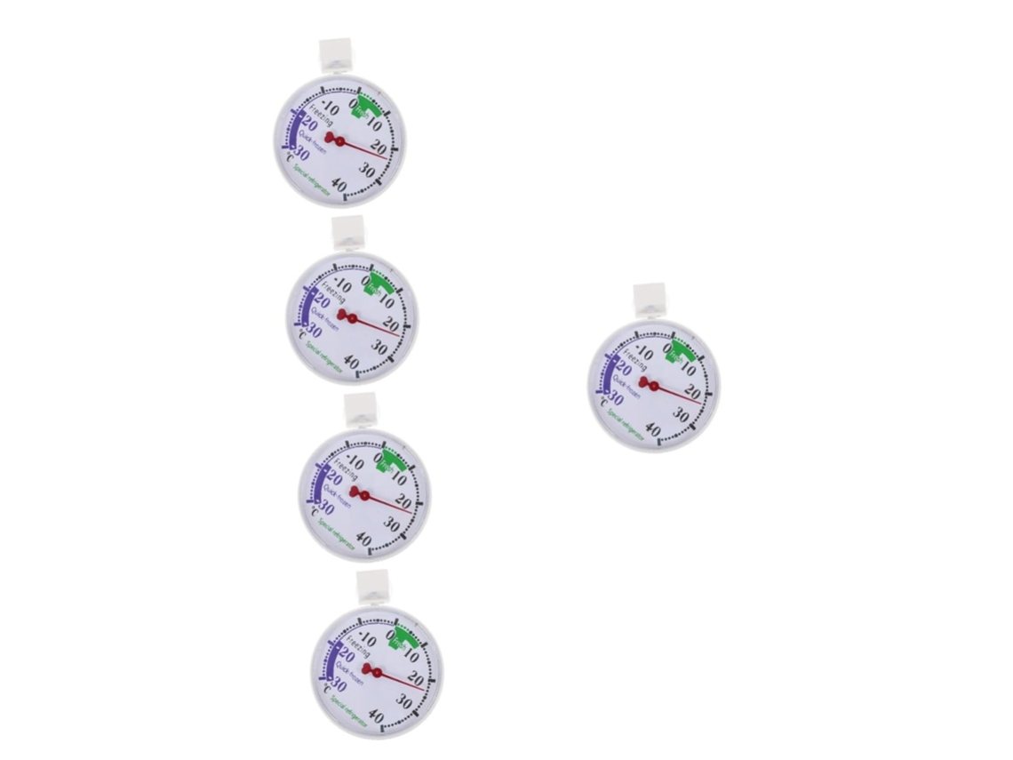 Conjunto De 5 Termômetros Para Geladeira Garneck Medição Precisa Da Temperatura Em Freezers E Geladeiras Ideal Monitorar