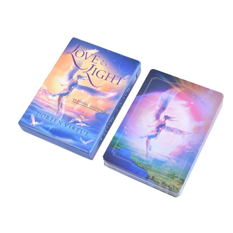 44 Cartas De Tarô Oráculo Da Luz, Amor E Orientação Divina (em Inglês)