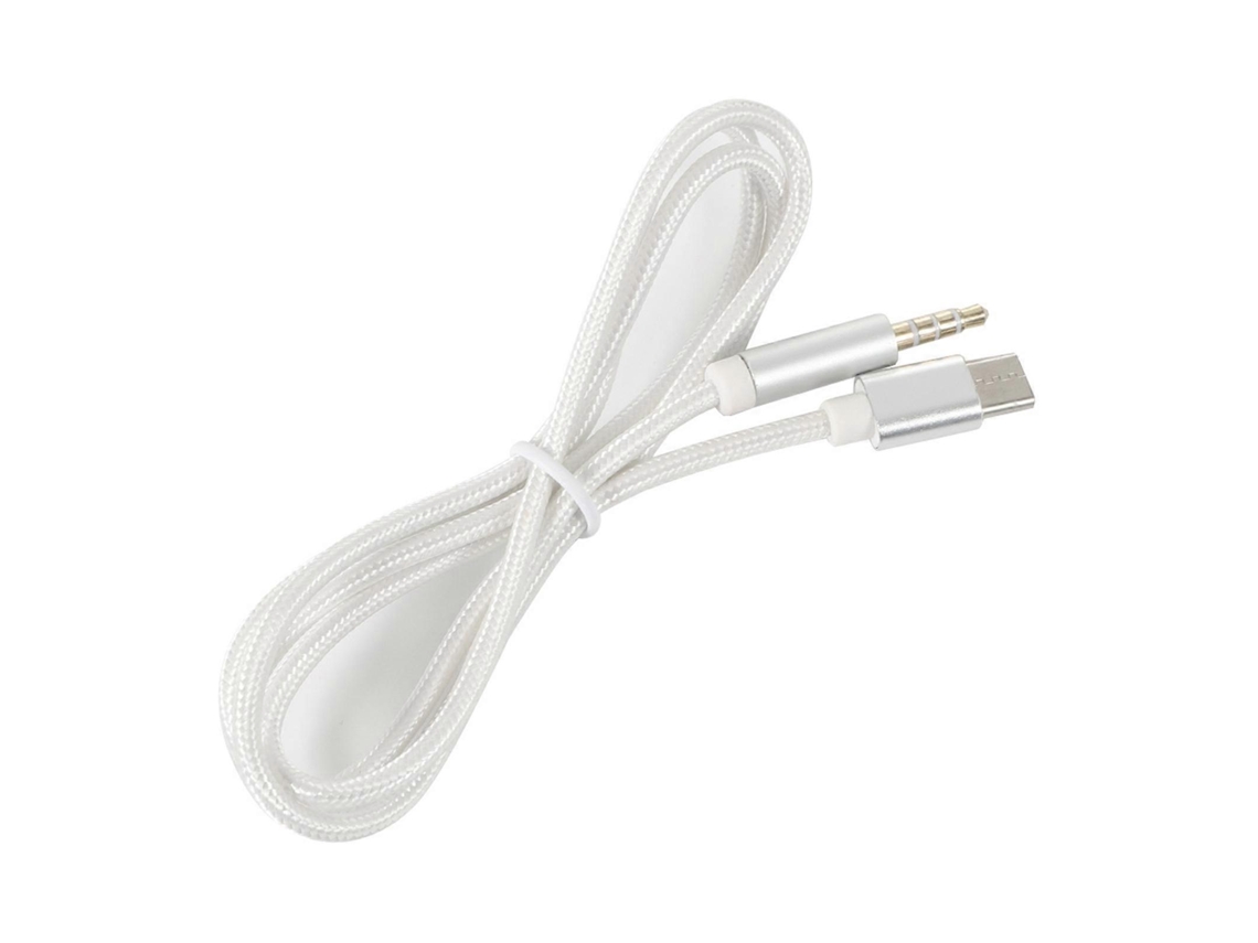 Lurelia Cabo De Áudio Usb-c Para Jack 3,5 Mm, 3.5mm, Revestimento Entrançado, Telemóveis
