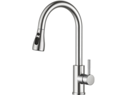 Mangueira Para Torneira, Em Aço Inoxidável Com Mangueira De 60 Cm, Bica Alta Giratória 360°, 2 Modos De Pulverização, Pulverizador Retrátil