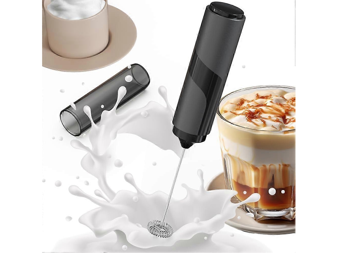 Batedor De Leite Portátil Manual Para Matcha, Misturador Bebidas Em Aço Inoxidável, Espumador Cozinha Elétrico