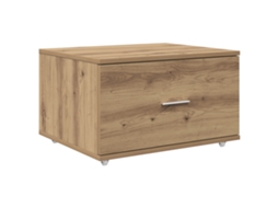 Conjunto 1 Gabinete De Gavetas Vidaxl Castanho Derivados De Madeira (55 X 45 X 31 Cm)