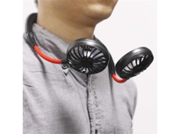 Ventilador de Pescoço Portátil, Preto AQUAFORGE