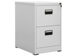 Vidaxl Arquivador 46x62x72,5 Cm Aço Cinzento-claro