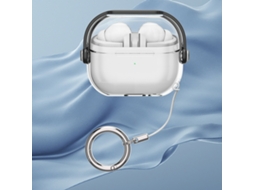 Capa Protetora Halinuia Acrílico Transparente Modelo Bs (compatível Beats Studio Buds/buds+, Visibilidade Total)