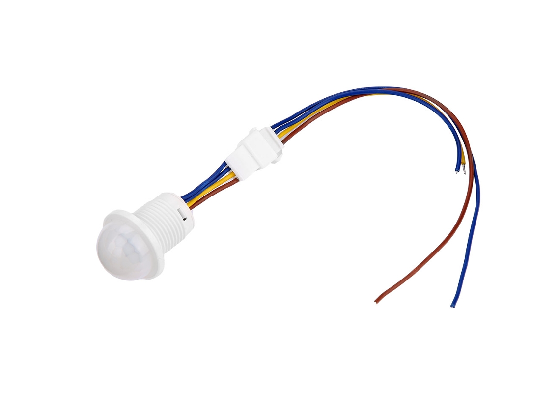 Interruptor De Controle Automático Com Sensor De Movimento Infravermelho Mr Hw06a Led 1-40w 35*25mm