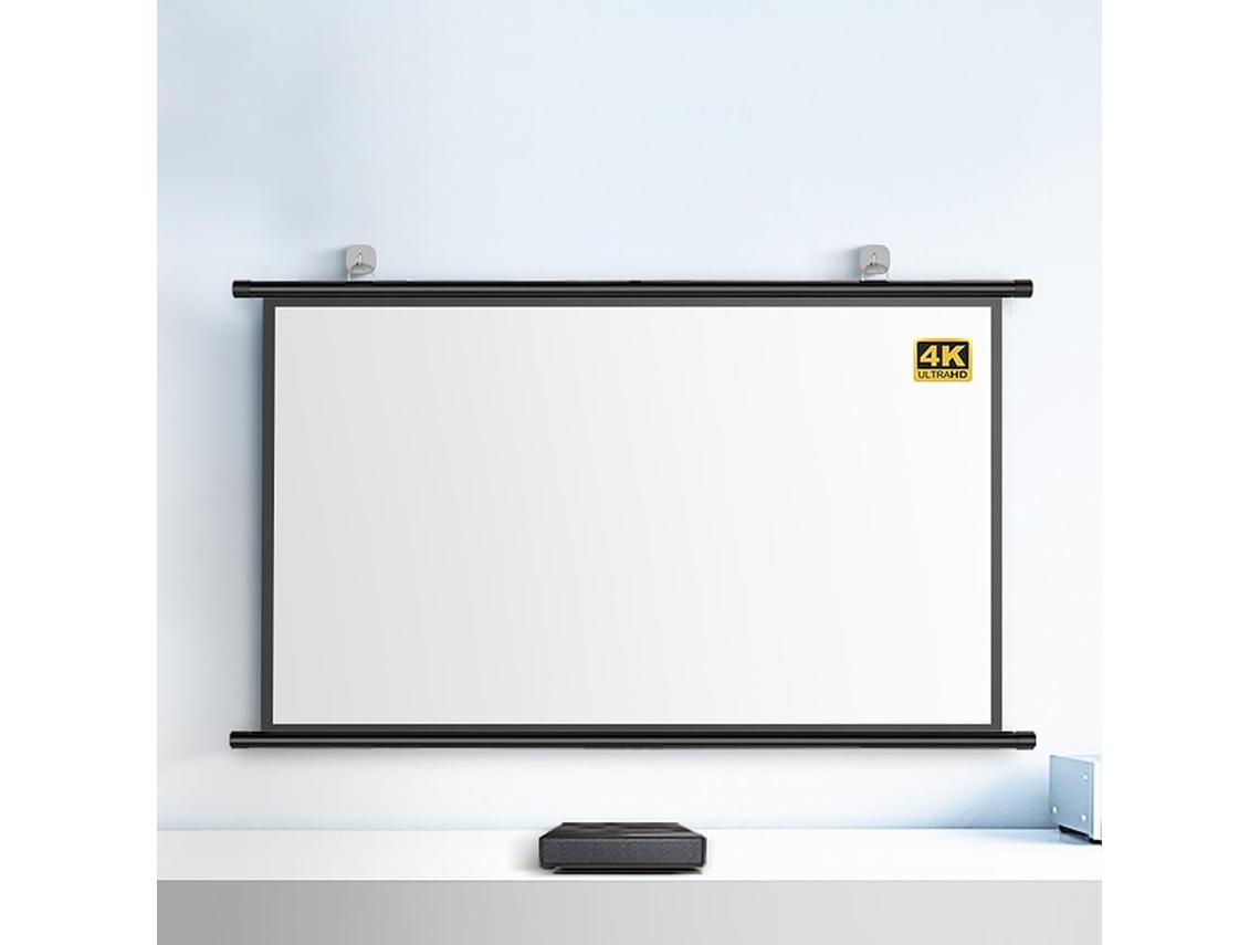 Tela de Projeção 40'' 4:3 Portátil, para Uso Doméstico e Externo