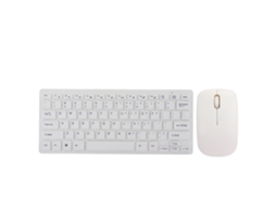 Lurelia Conjunto Teclado E Rato Sem Fios, Cor Branca
