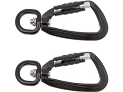 Conjunto de 2 mosquetões autotravantes para uso externo, ideais para...