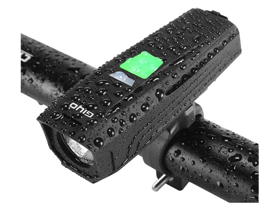 Conjunto de Luz de Bicicleta YIZHOOD Des516 Preto