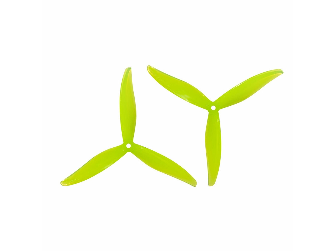 Hélices Gemfan 7043 7x4.3 de 7 Polegadas com 3 Pás e Furo de 5 Mm para Drones de Corrida Fpv, Amarelas, 2 Pares e 6 Pares. MDUG