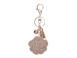 Llavero De Strass Decoração De Bolsa Acessório De Chave