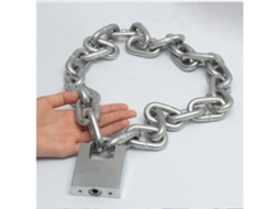 Corrente Robusta, Corrente De Ferro Galvanizado Com Trava, Corrente