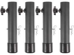 Conjunto De 20 Extensões Ajustáveis De Aço Com 4 Cm Para Pés De Mesa Dobráveis.