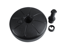 Base Para Guarda Sol Redonda De Plástico Para Jardim Preenchível Com Água Ou Areia