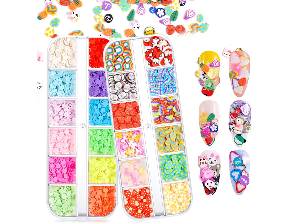 Grades Lantejoulas Glitter Art Unhas De Páscoa Decalques Artísticos Unhas 3D Páscoa Suprimentos Artísticos Unhas Formas Misturadas -Estilo4 ZMDECQNA