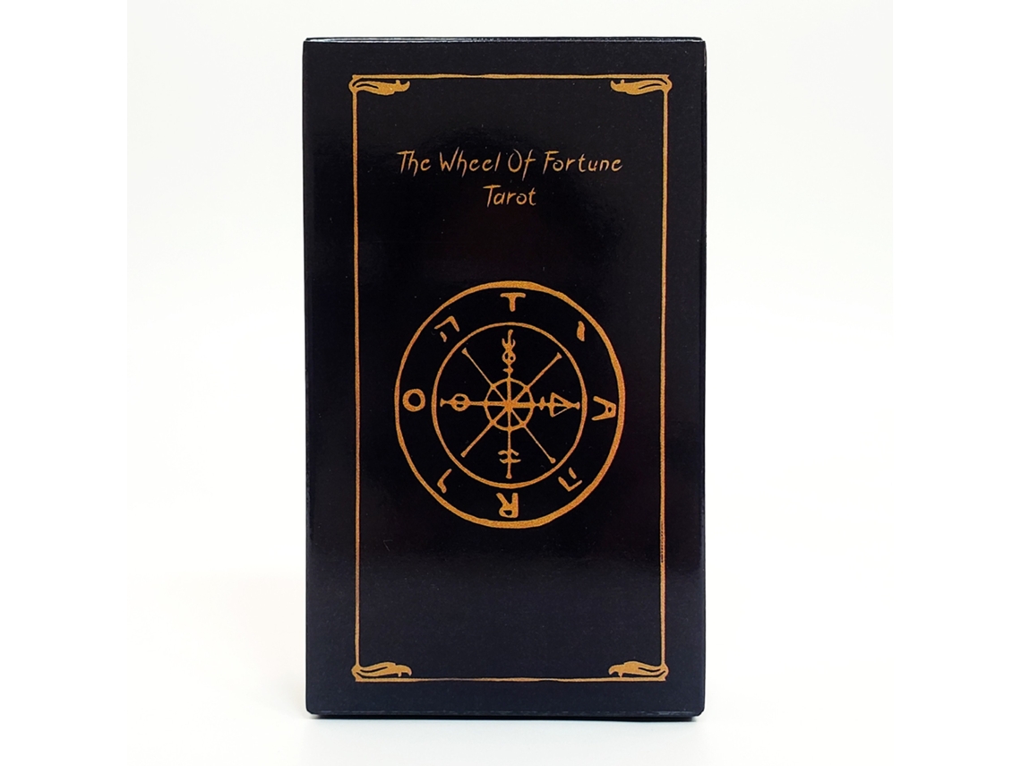 Tarô Da Roda Da Fortuna, Um Jogo De Tabuleiro Com 78 Cartas, Medindo 10,3 X 6 Cm.