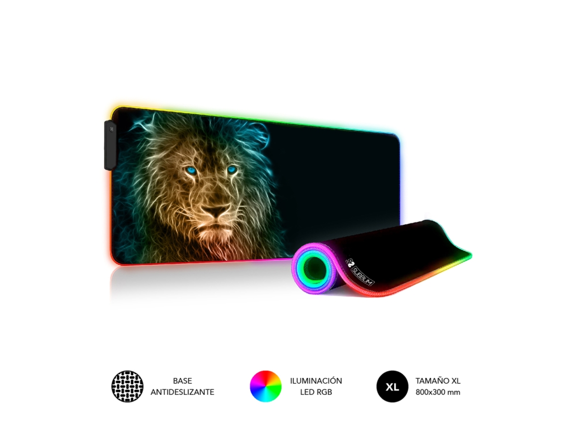 Tapete SUBBLIM Submp-02Rgb10 Led Rgb Leão Xl/ 800 X 300 X 4 Mm