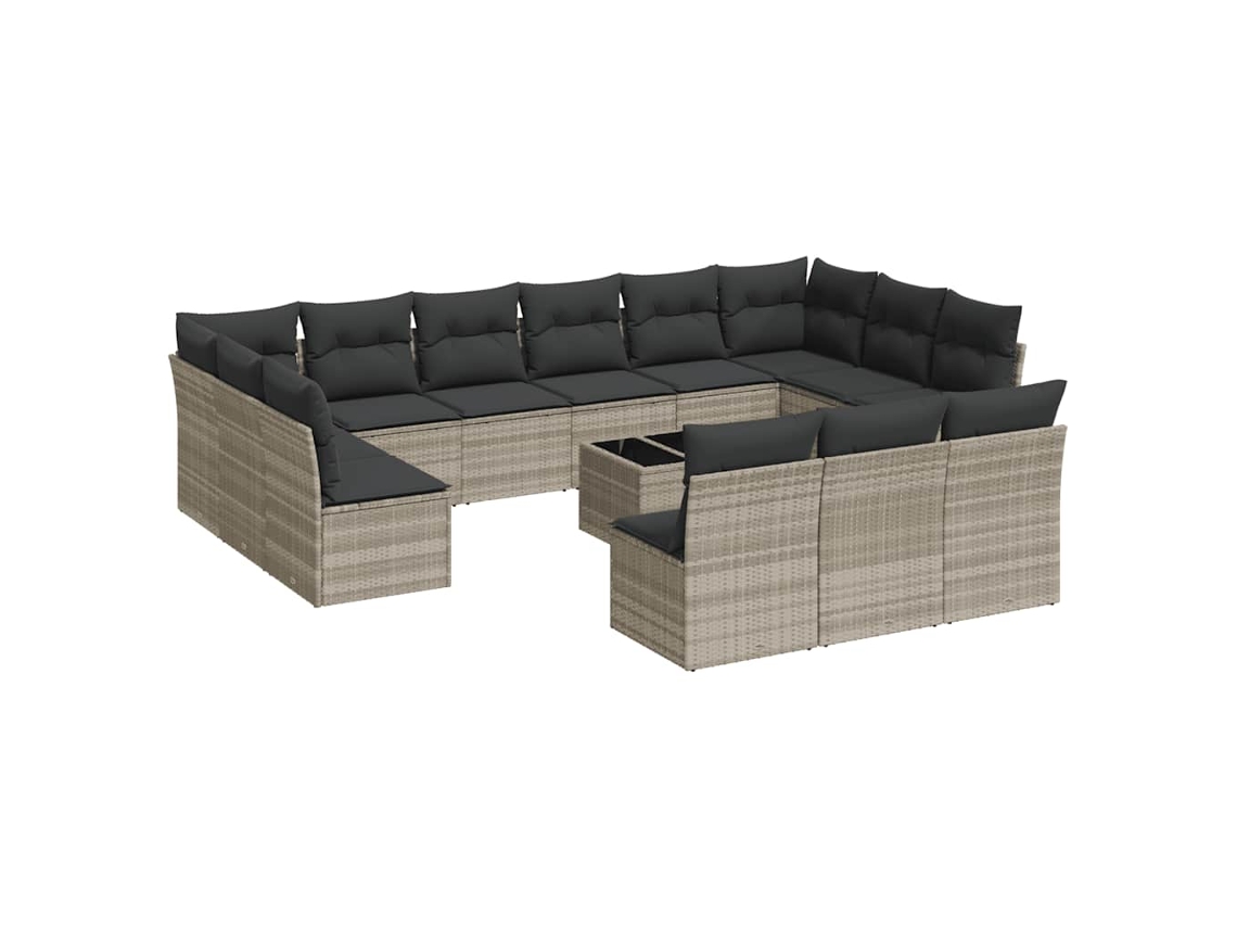 Garden Sofa Set, Garden Sofa Sets Vidaxl Cinzeto Rattan / Vime (n/a)