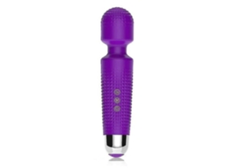 Massageador Sem Fio 5 Velocidades Poderosas E 20 Padrões De Vibração Massageador Pessoal Elétrico Portátil À Prova Dágua Roxo Ushion