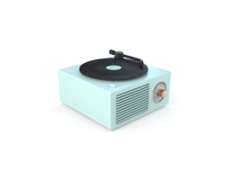 Caixa de Som Mali Bluetooth retrô com tocador de vinil | S/MARCA