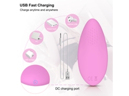 Vibrador Portátil com Controle Remoto para Mulheres S/MARCA