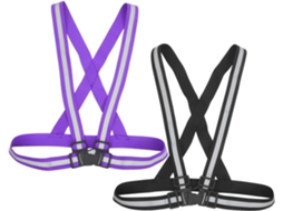Conjunto De 2 Coletes Refletivos Ajustáveis De Alta Visibilidade Para Corrida, Ciclismo, Caminhadas, Gokoco