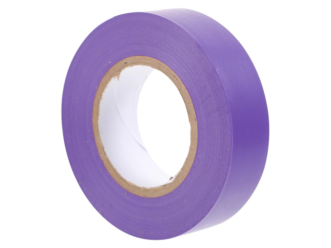 Fita Isolante Autoadesiva Kisangel Roxa Em Pvc Para Cabos, 19mm X 20m, Para Manutenção Elétrica E Enrolamento De Fios