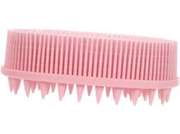Escova De Banho Com Cordão Para Pendurar, Dupla Face Em Silicone Macio, Função De Massagem, Escova Para Lavar O Corpo E