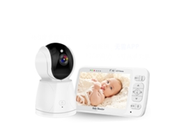 Babá Eletrônica com Câmera, Tela de 5 Polegadas, 720p, Áudio Bidirecional AQUAFORGE