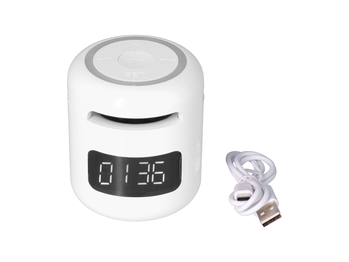 Relógio Alarme com Alto falante Bluetooth LAXISCREED