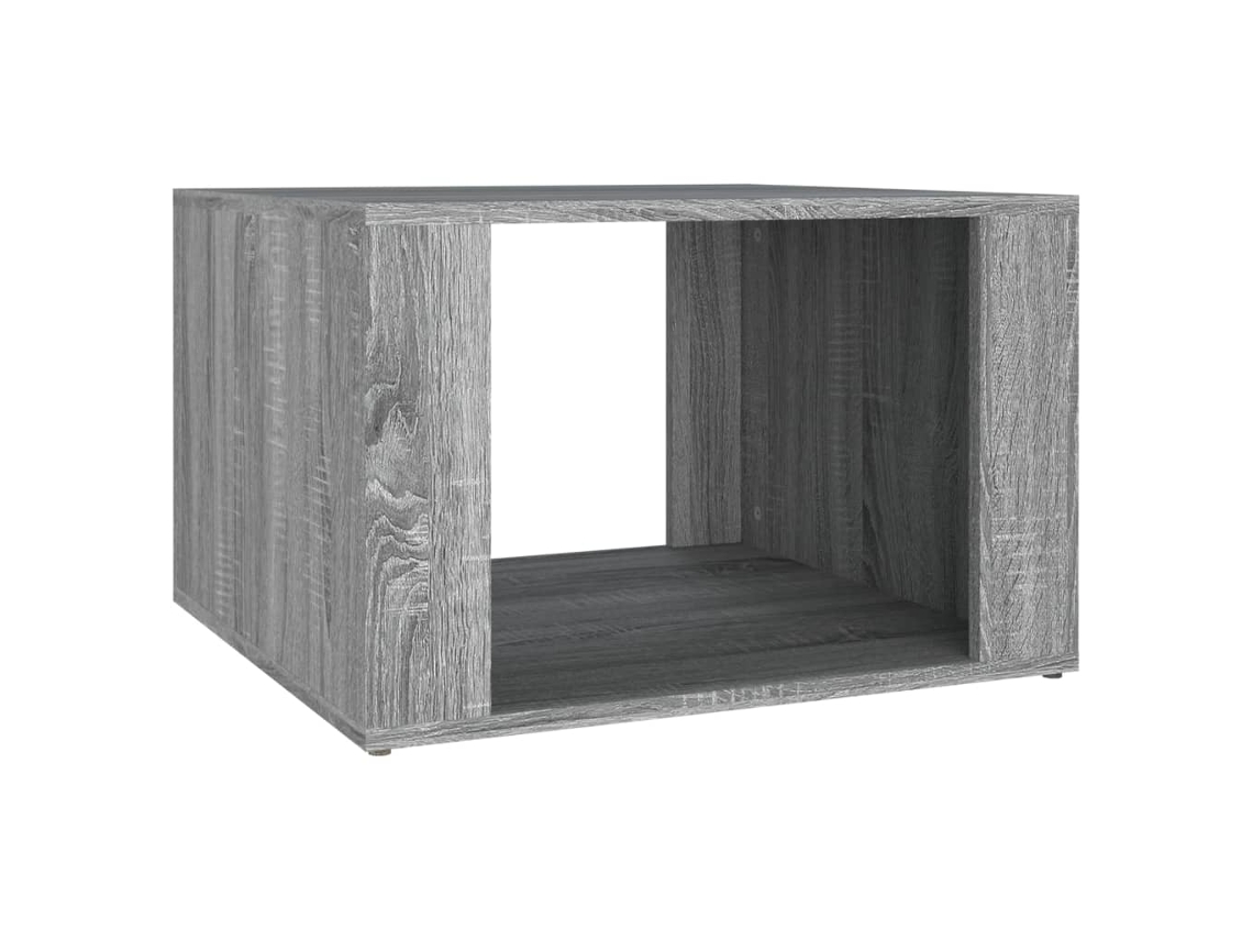 Bedside Table, Bedside Tables Vidaxl Cinzeto Madeira Processada (n/a)