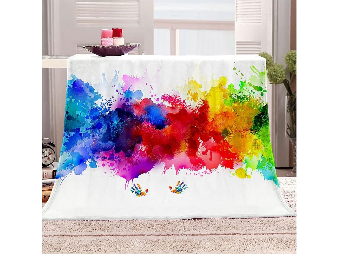 Manta Design Moderno em Microfibra 150x200cm Respirável