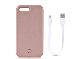Capa de Telefone EOOCOO (proteção com Luz de Preenchimento para Selfie Iluminada)