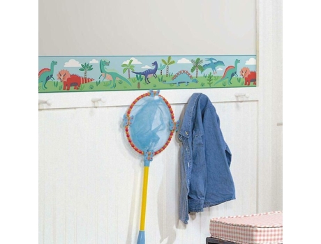 Colegas De Quarto - Rmk11499bd - Borda Adesiva Dinosaur Parade
