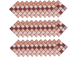 Yardenfun Kit De 30 Adesivos Impermeáveis Para Azulejos De Cozinha E Banheiro, Design Artístico, Fácil De Limpar E