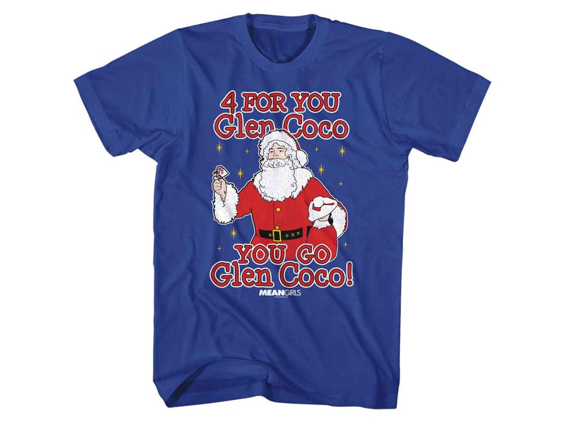 Rockinstone Mean Girls You Go Glen Coco Royal T-shirt Size:xxl
