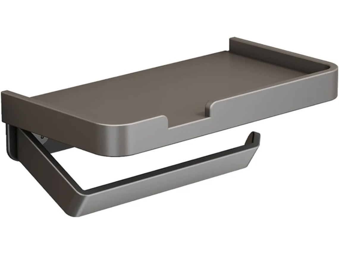 Suporte de Metal para Papel Higiénico DUREFORWARD (Não Perfurado, Montado na Parede)